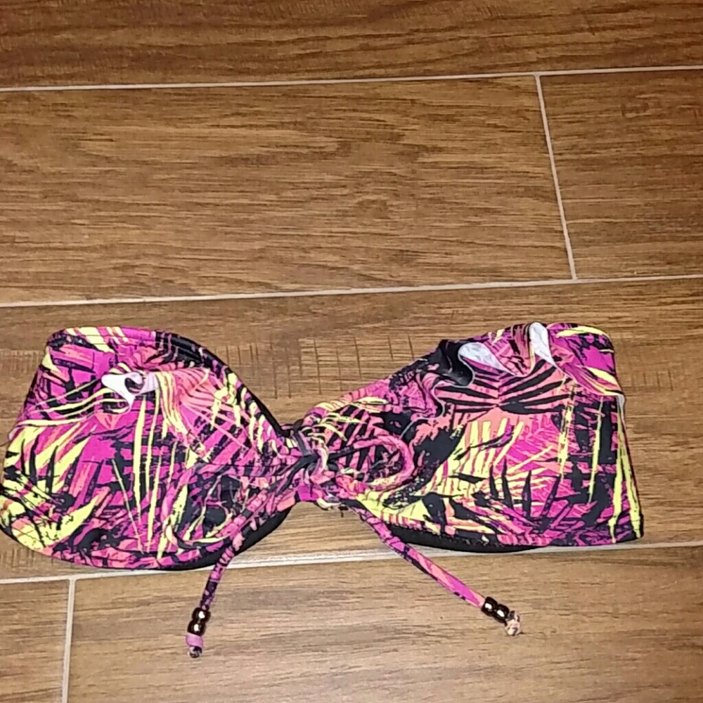 Multi Colored Bandeau Top